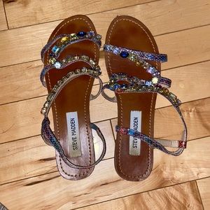 Steve Madden gem sandals. Size 7.5